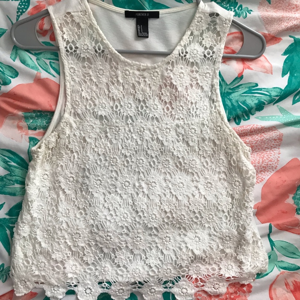 lace tank top